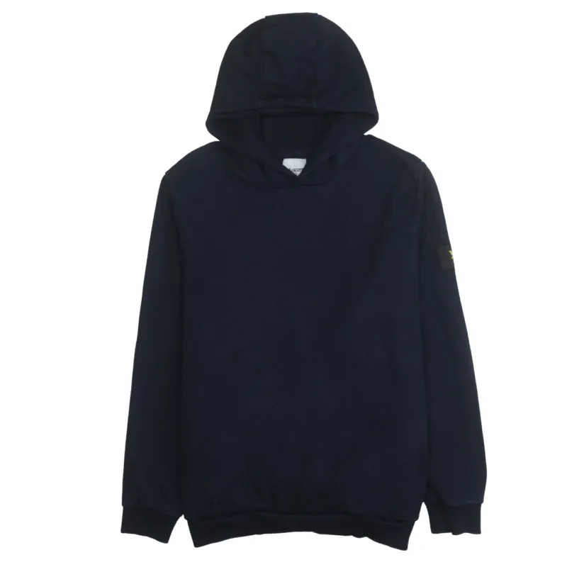 Lyle&Scott 90's Plain Pullover Hoodie XLarge Navy Blue made by Vintage Club