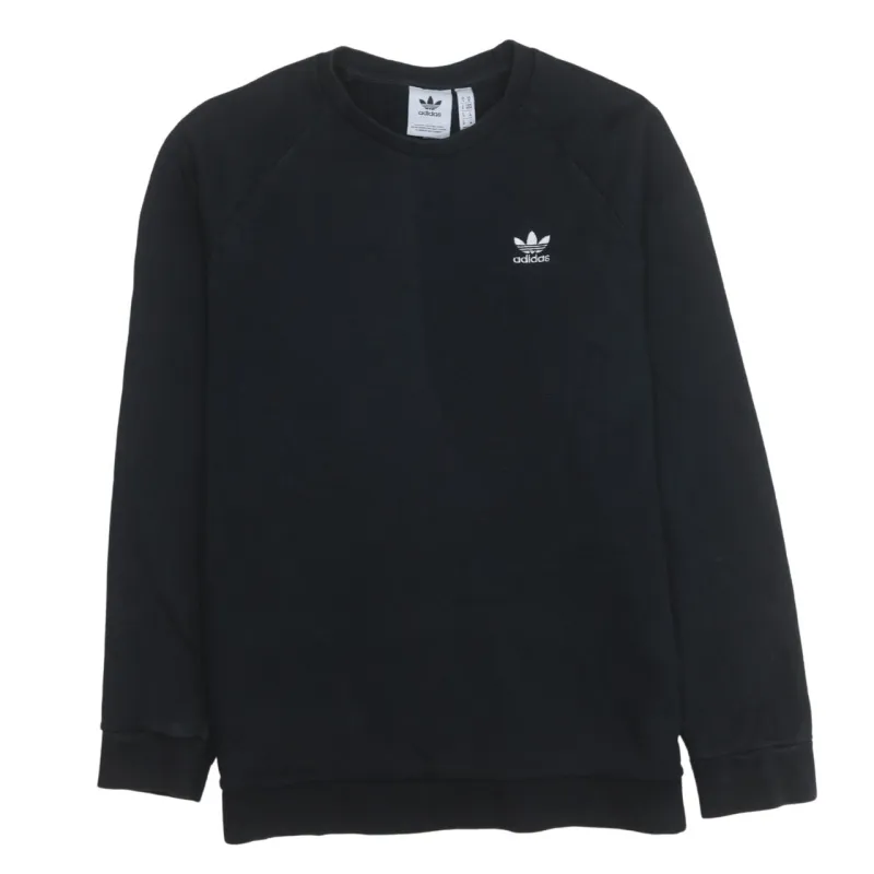 Adidas 90's Lightweight Crew Neck Sweatshirt Medium Black sold by Vintage Club