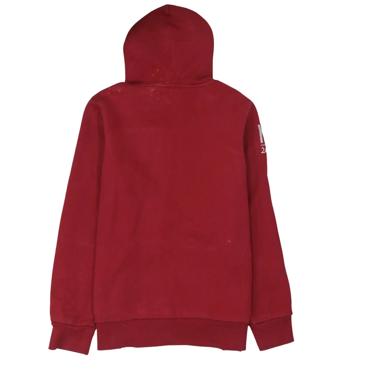 Retro 90's Drawstring Pockets Pullover Hoodie XLarge Red sold by Vintage Club product image thumbnail 2