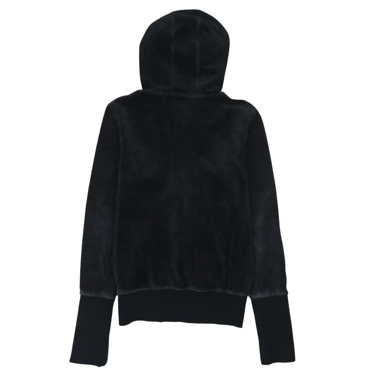 Dkny 90's Spellout Full Zip Up Hoodie XSmall Black sold by Vintage Club product image thumbnail 2