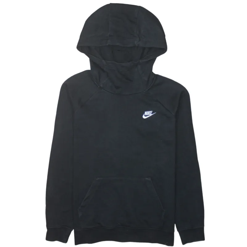 Nike 90's Swoosh Pullover Hoodie Medium Black sold by Vintage Club