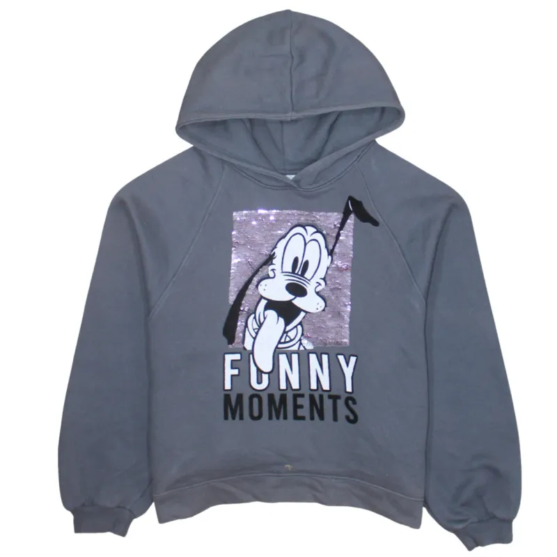 Disney 90's Funny Moment Pullover Hoodie Medium Grey sold by Vintage Club