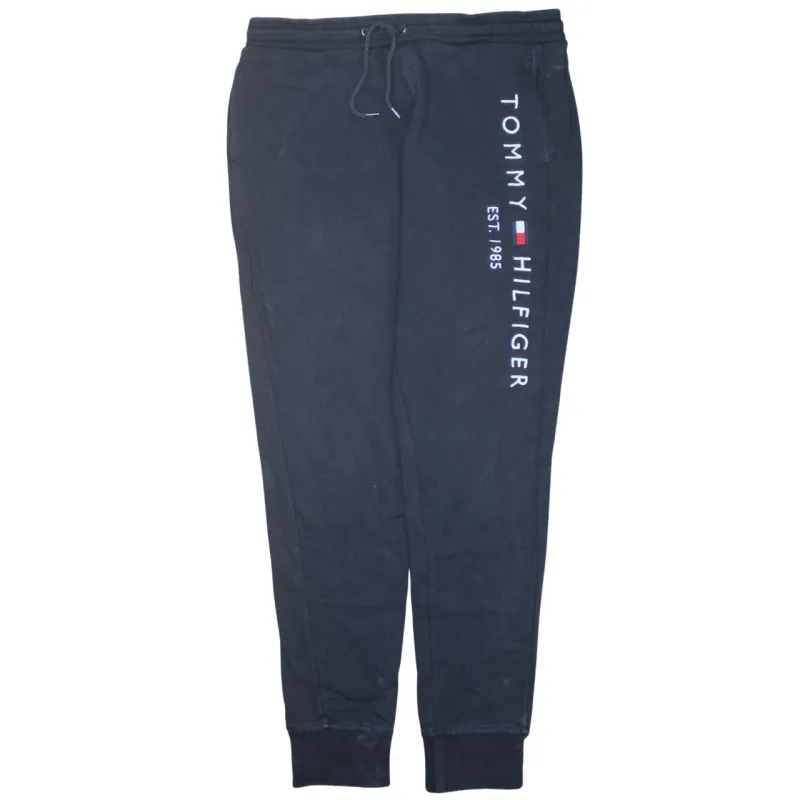Tommy Hilfiger 90's Rib Cuff Casual Joggers / Sweatpants Large Navy Blue made by Tommy Hilfiger