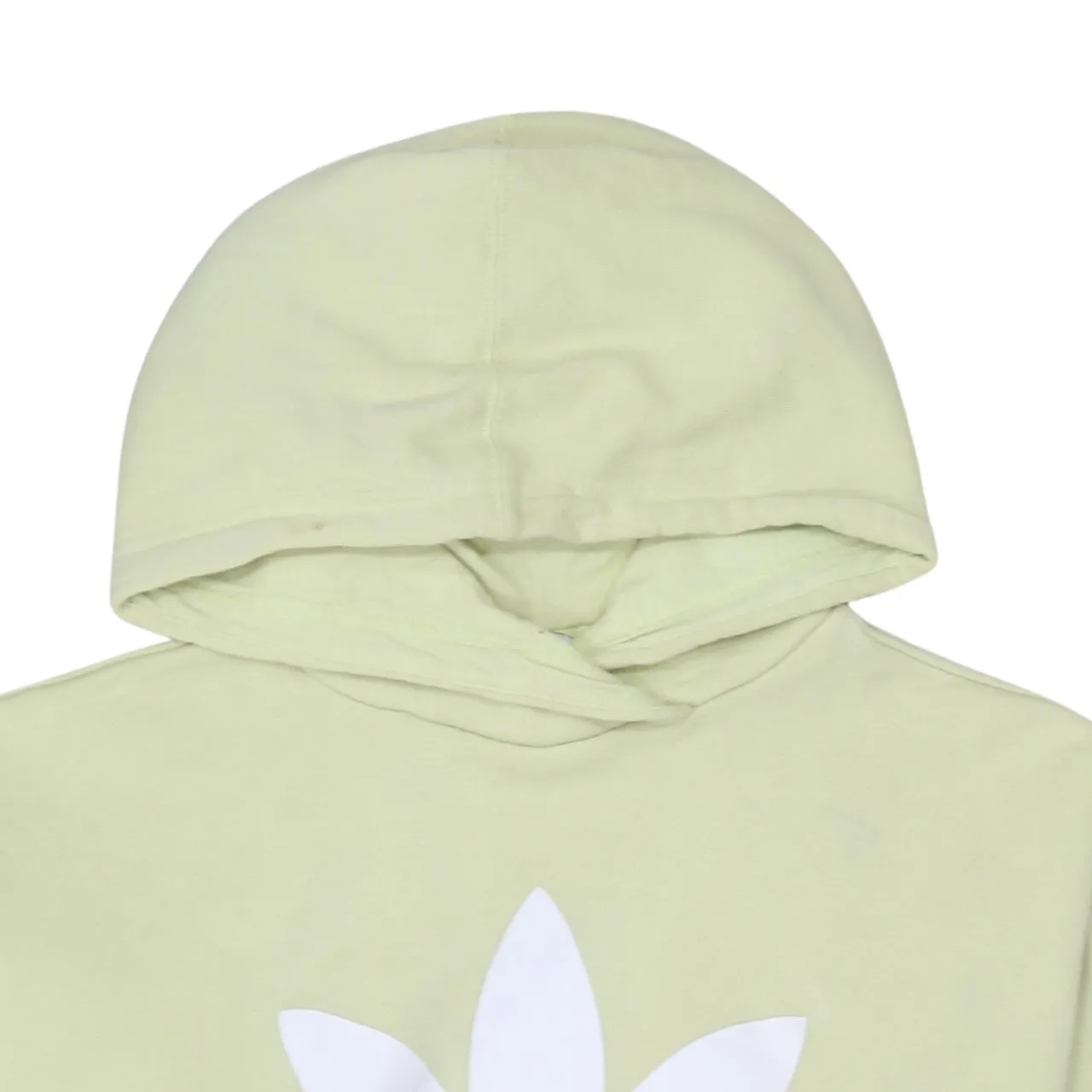 Adidas 90's Spellout Pullover Hoodie Small Yellow sold by Vintage Club product image thumbnail 3