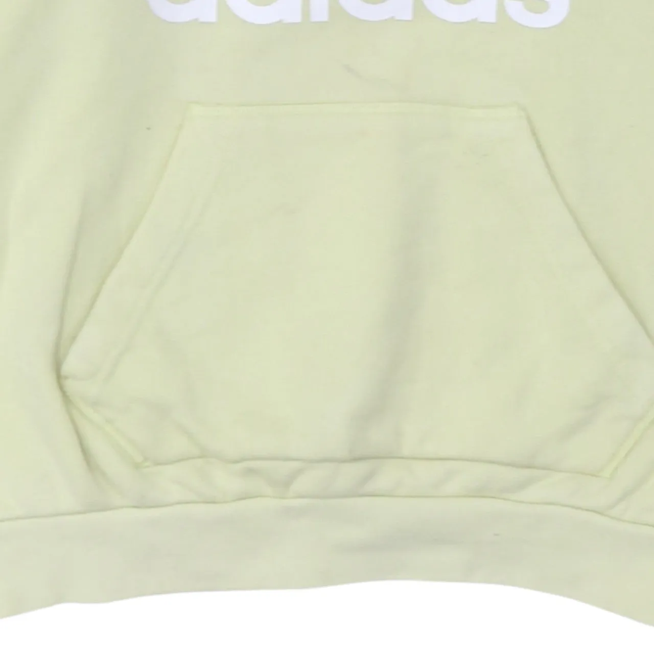 Adidas 90's Spellout Pullover Hoodie Small Yellow sold by Vintage Club product image thumbnail 4