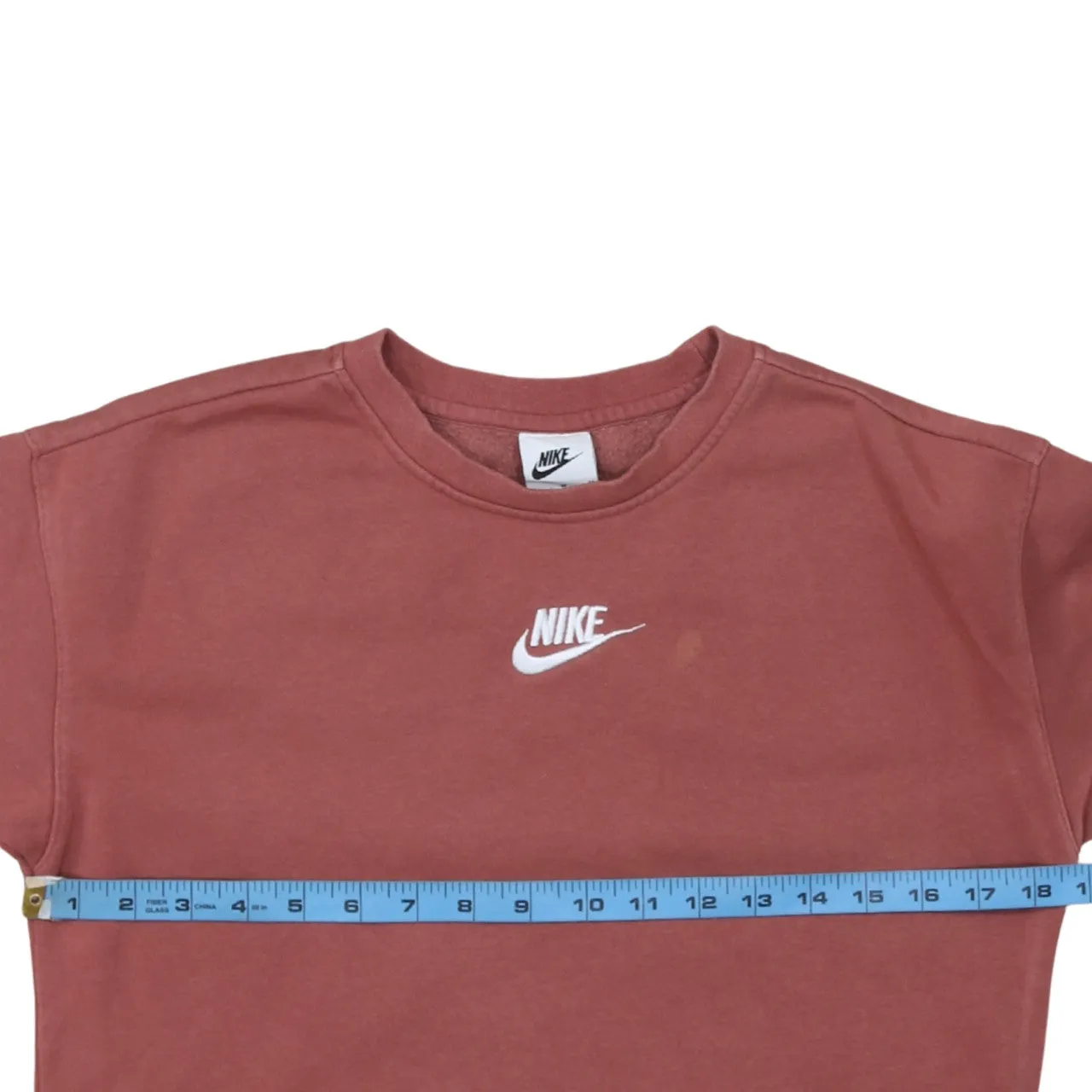 Nike 90's Center Middle Swoosh Crew Neck Sweatshirt Medium Pink sold by Vintage Club product image thumbnail 5