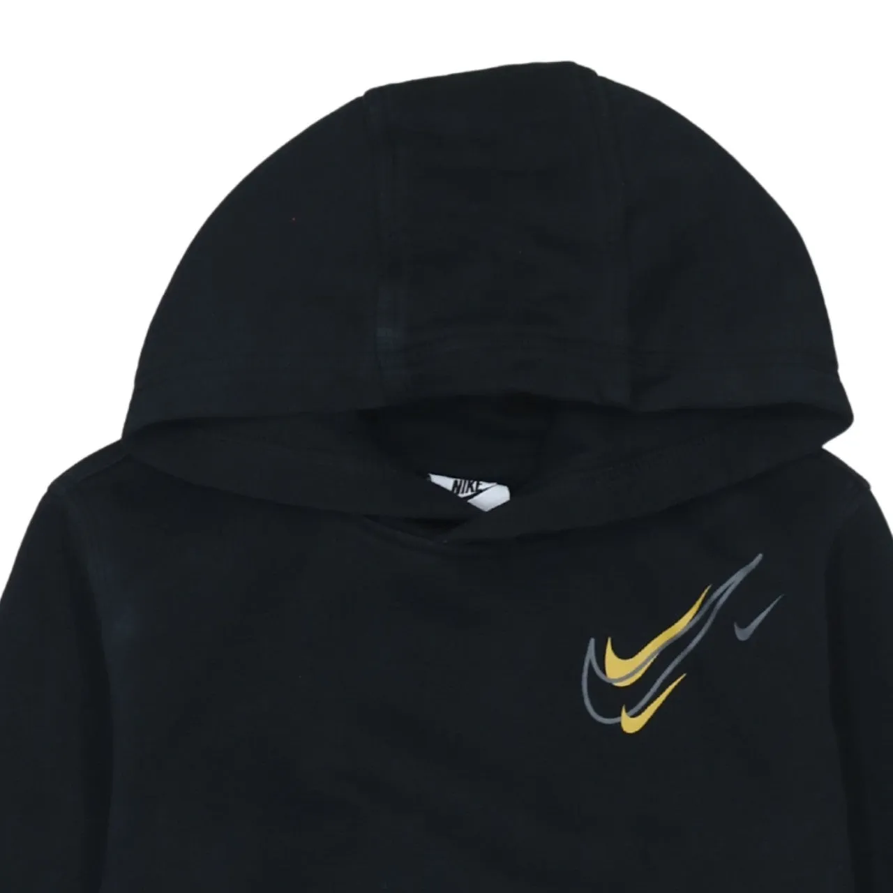 Nike 90's Swoosh Pullover Hoodie Large Black sold by Vintage Club product image thumbnail 3