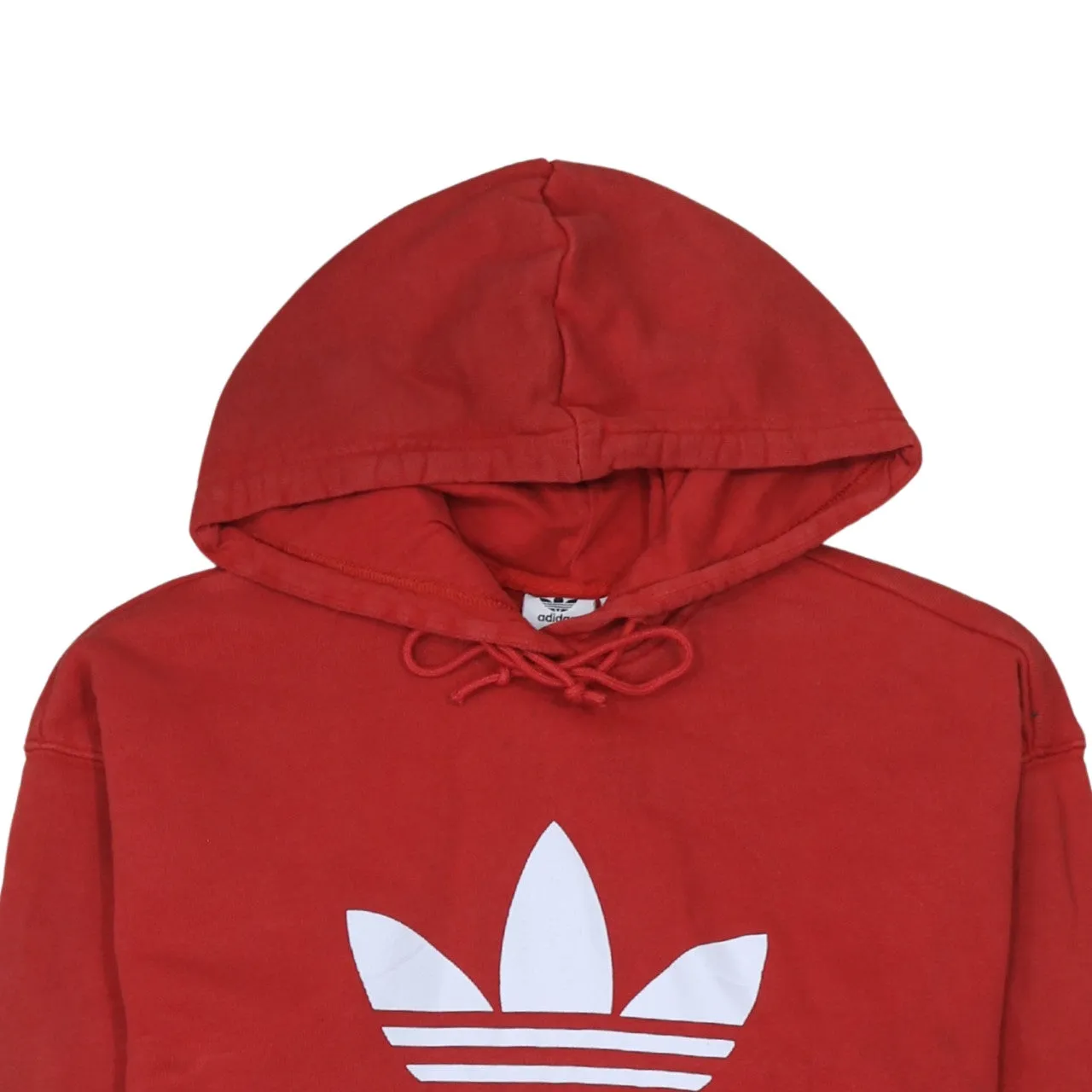 Adidas 90's Spellout Pullover Hoodie Medium Red sold by Vintage Club product image thumbnail 3