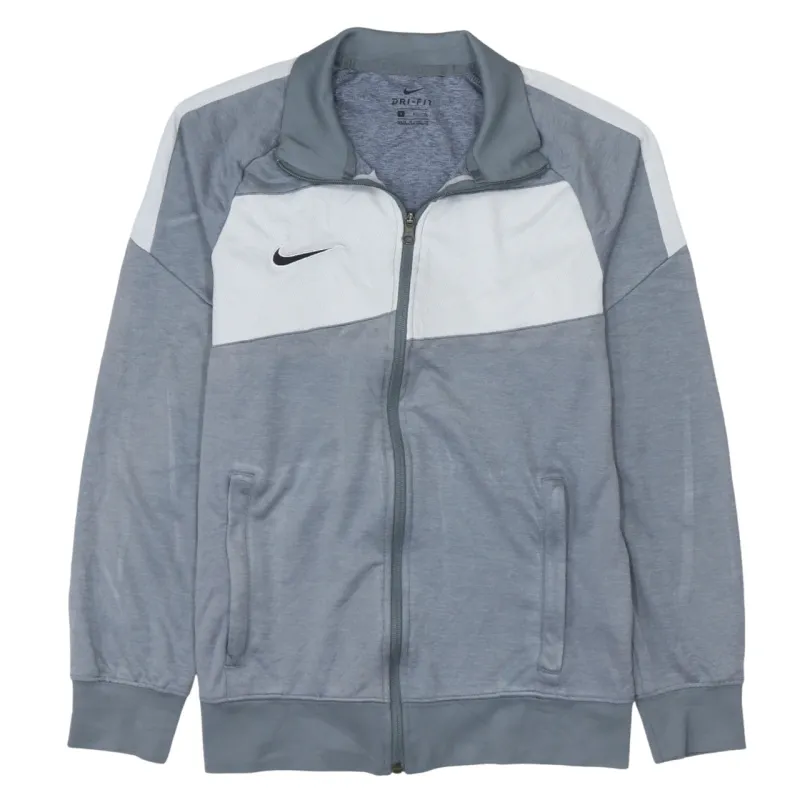 Nike 90's Swoosh Full Zip Up Sweatshirt Small Grey sold by Vintage Club
