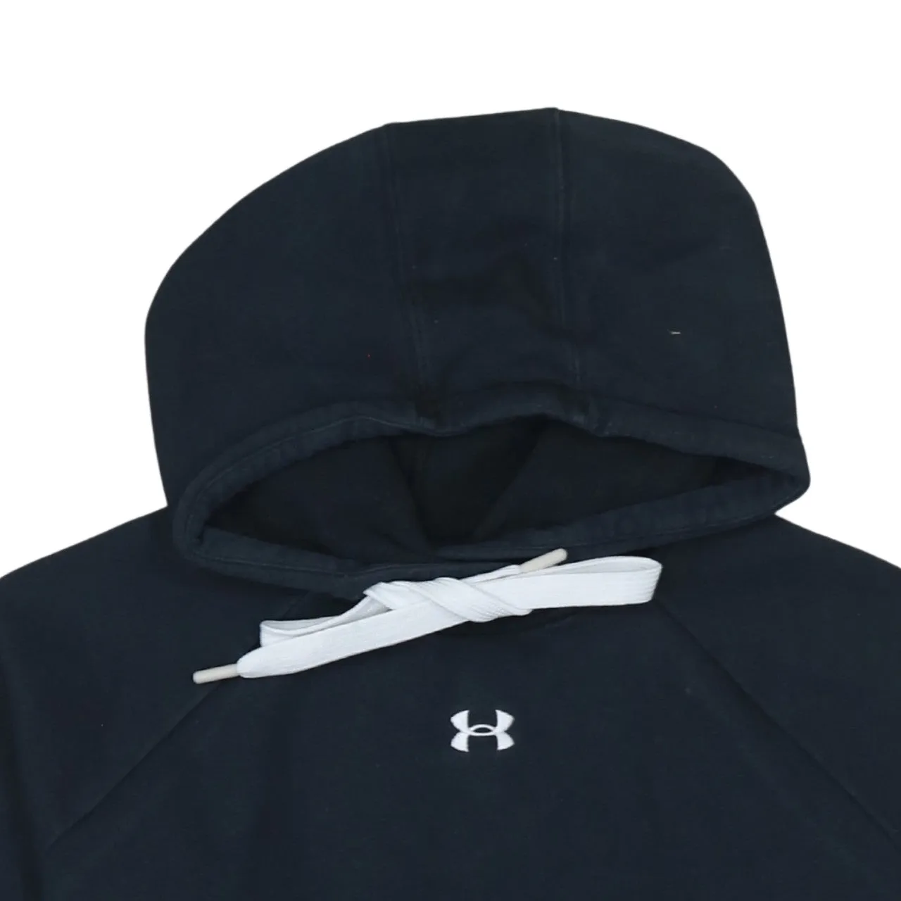 Under Armour 90's Drawstring Pockets Pullover Hoodie Medium Black sold by Vintage Club product image thumbnail 3