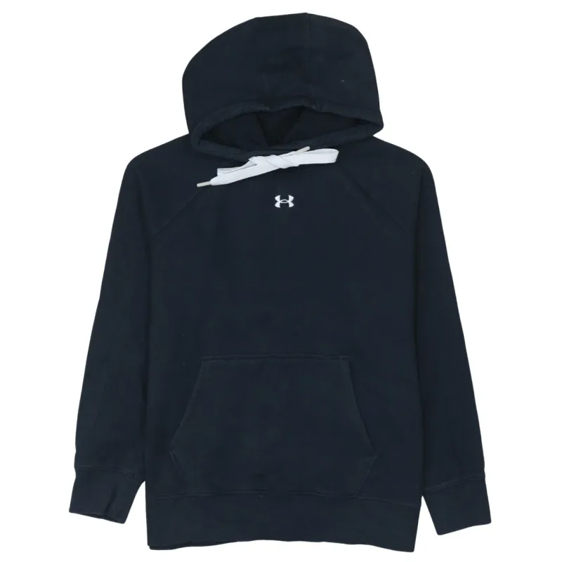 Under Armour 90's Drawstring Pockets Pullover Hoodie Medium Black sold by Vintage Club