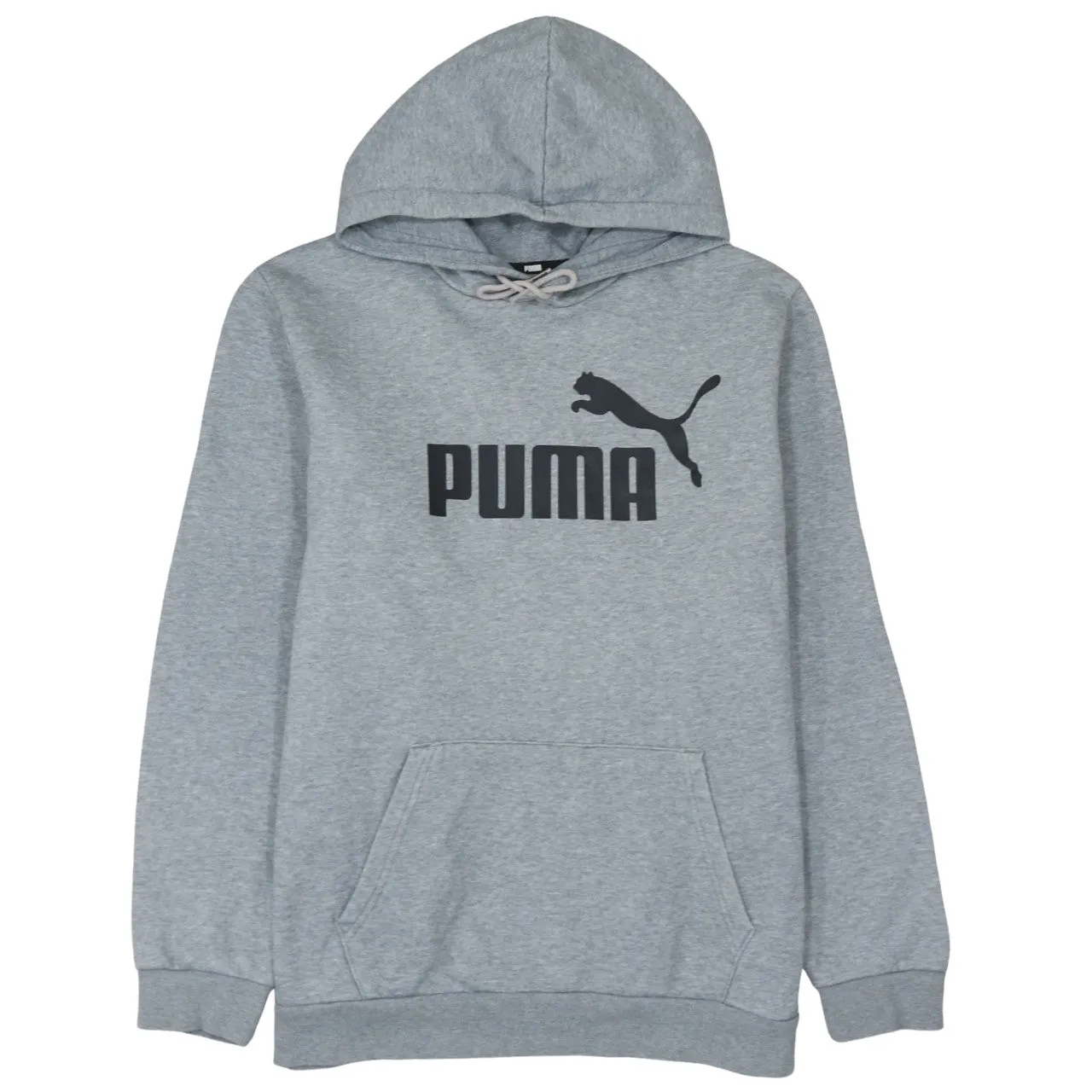 Puma 90's Spellout Pullover Hoodie Large Grey sold by Vintage Club