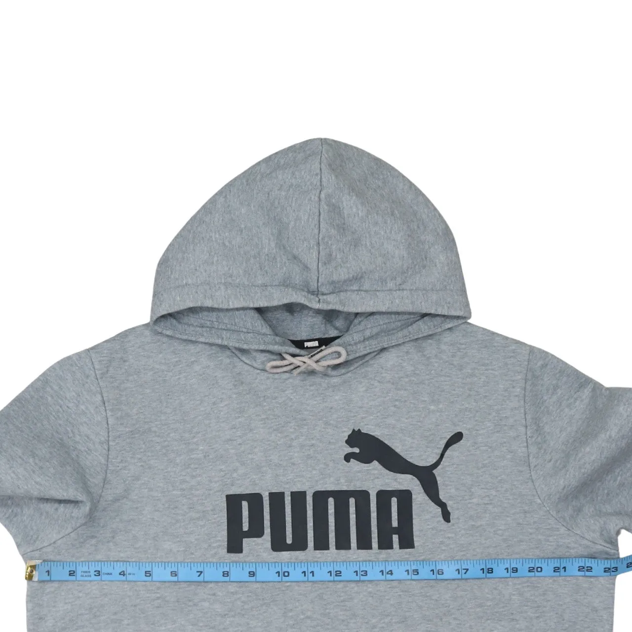 Puma 90's Spellout Pullover Hoodie Large Grey sold by Vintage Club product image thumbnail 5