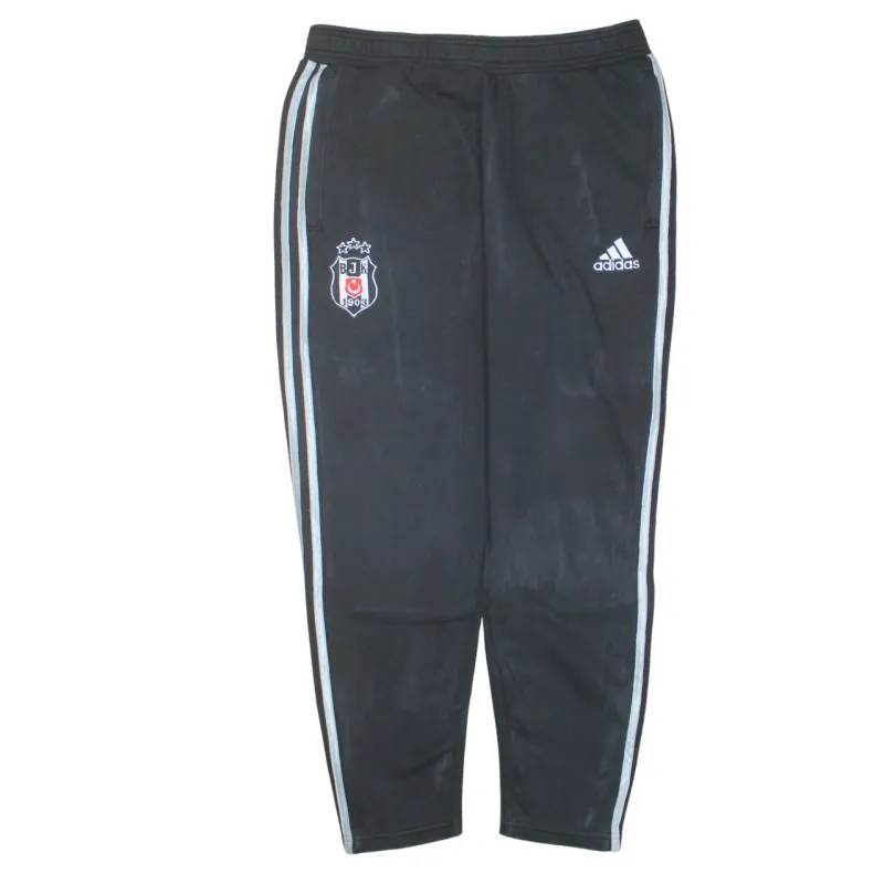 Adidas 90's 3 Stripes Casual Joggers / Sweatpants Large Black sold by Vintage Club