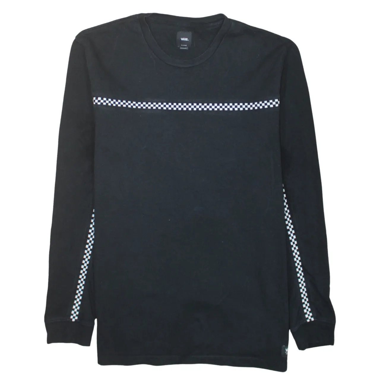 VANS 90's Plain Crew Neck Sweatshirt XLarge Black sold by Vintage Club