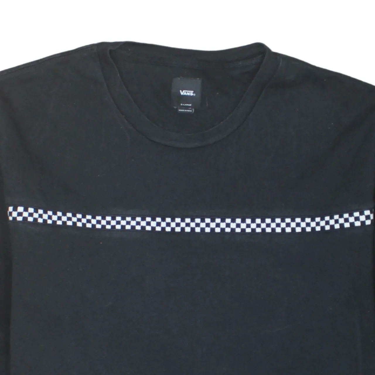 VANS 90's Plain Crew Neck Sweatshirt XLarge Black sold by Vintage Club product image thumbnail 3