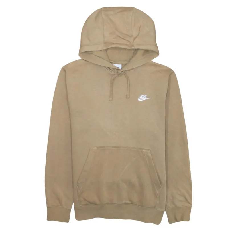 Nike 90's Swoosh Pullover Hoodie Small Beige Cream sold by Vintage Club