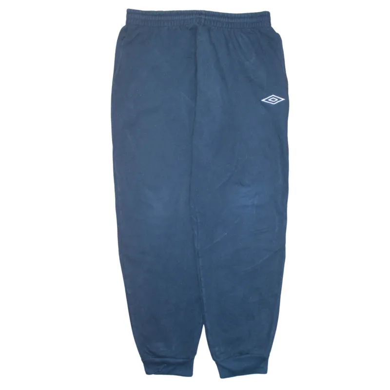 Umbro 90's Rib Cuff Casual Joggers / Sweatpants XLarge Navy Blue sold by Vintage Club