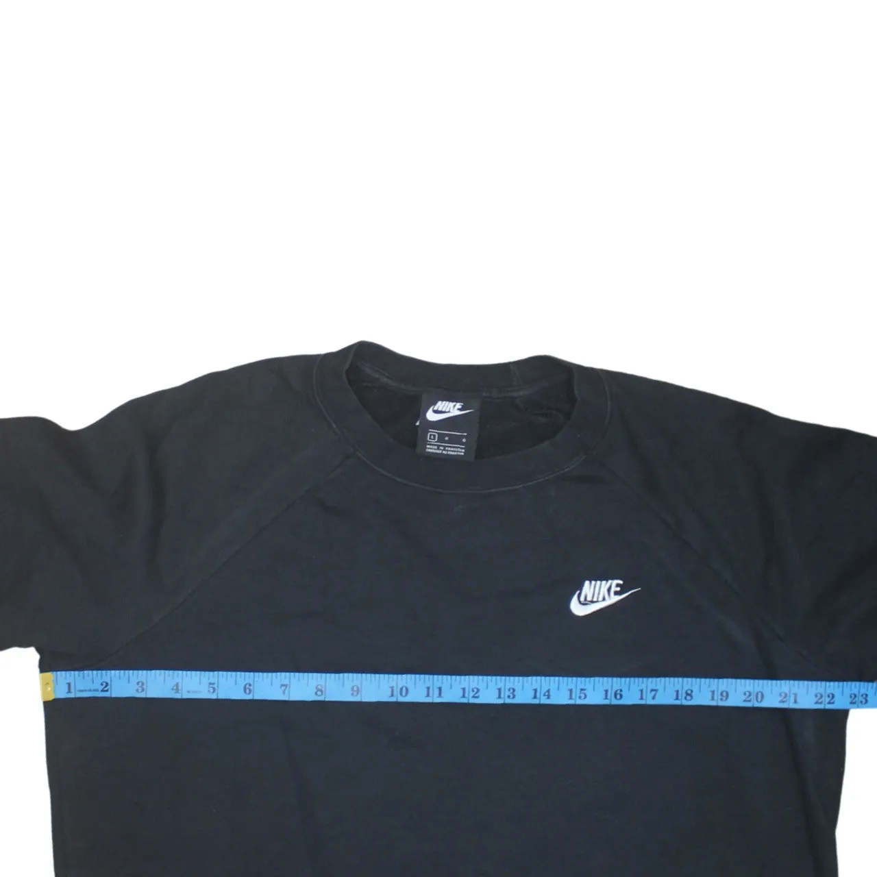 Nike 90's Swoosh Crew Neck Sweatshirt Large Black sold by Vintage Club product image thumbnail 5