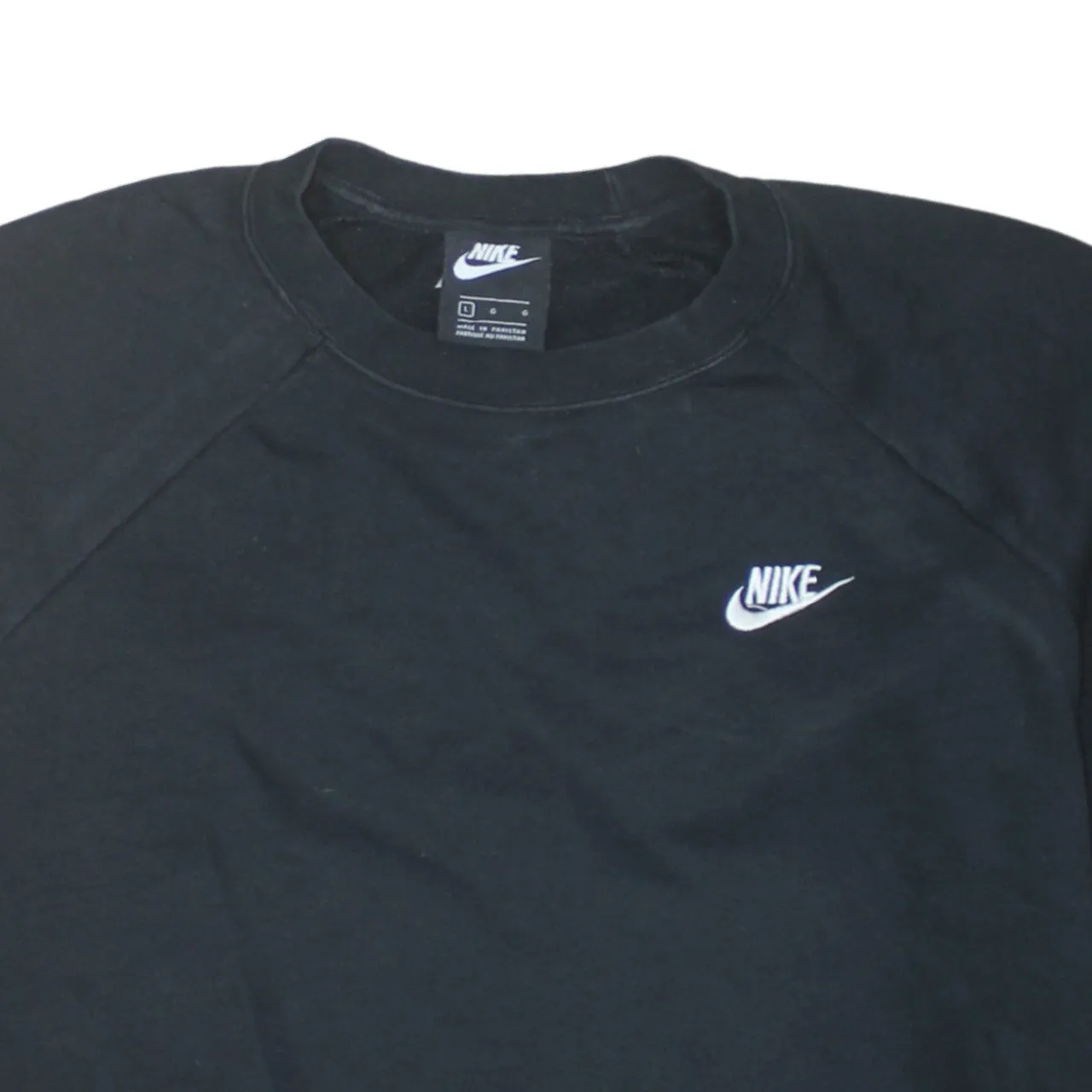 Nike 90's Swoosh Crew Neck Sweatshirt Large Black sold by Vintage Club product image thumbnail 3