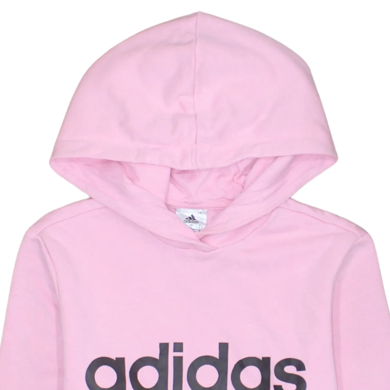 Adidas 90's Spellout Pullover Hoodie Small Pink sold by Vintage Club product image thumbnail 3