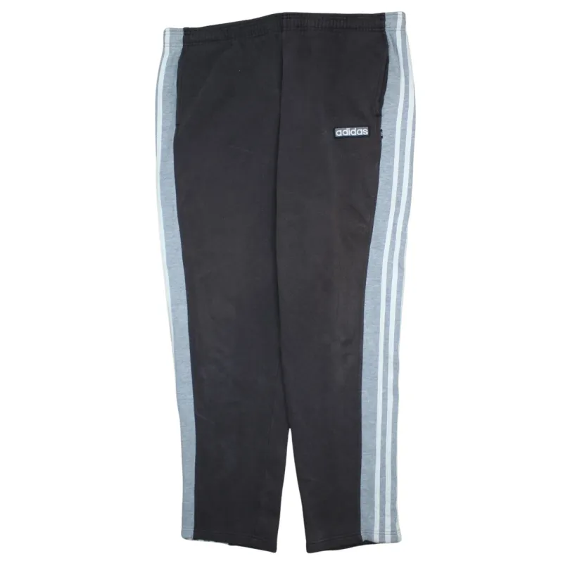 Adidas 90's 3 Stripes Casual Trousers / Pants Large Black sold by Vintage Club