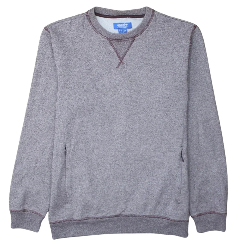 Adidas 90's Lightweight Crew Neck Sweatshirt Small Grey sold by Vintage Club