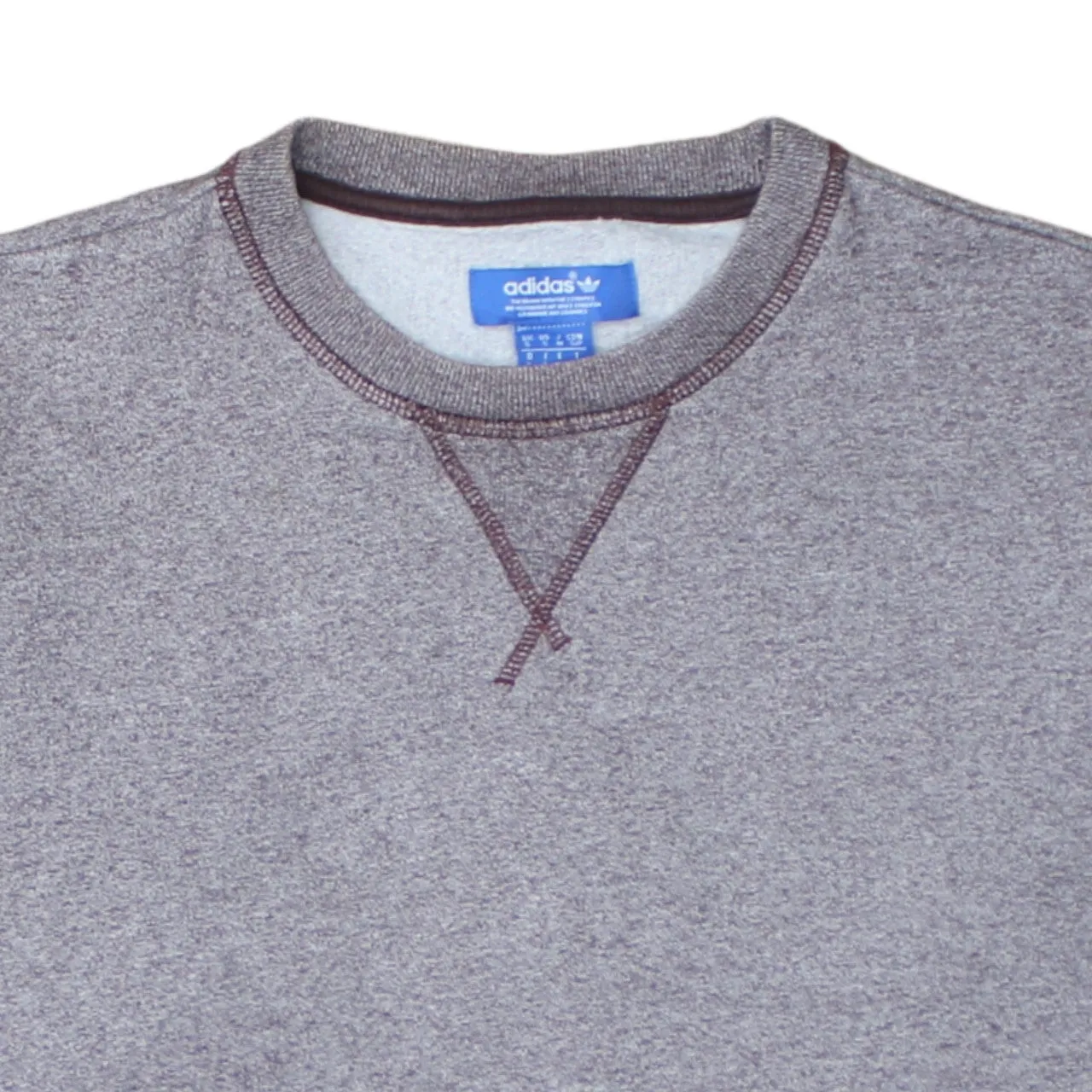Adidas 90's Lightweight Crew Neck Sweatshirt Small Grey sold by Vintage Club product image thumbnail 3