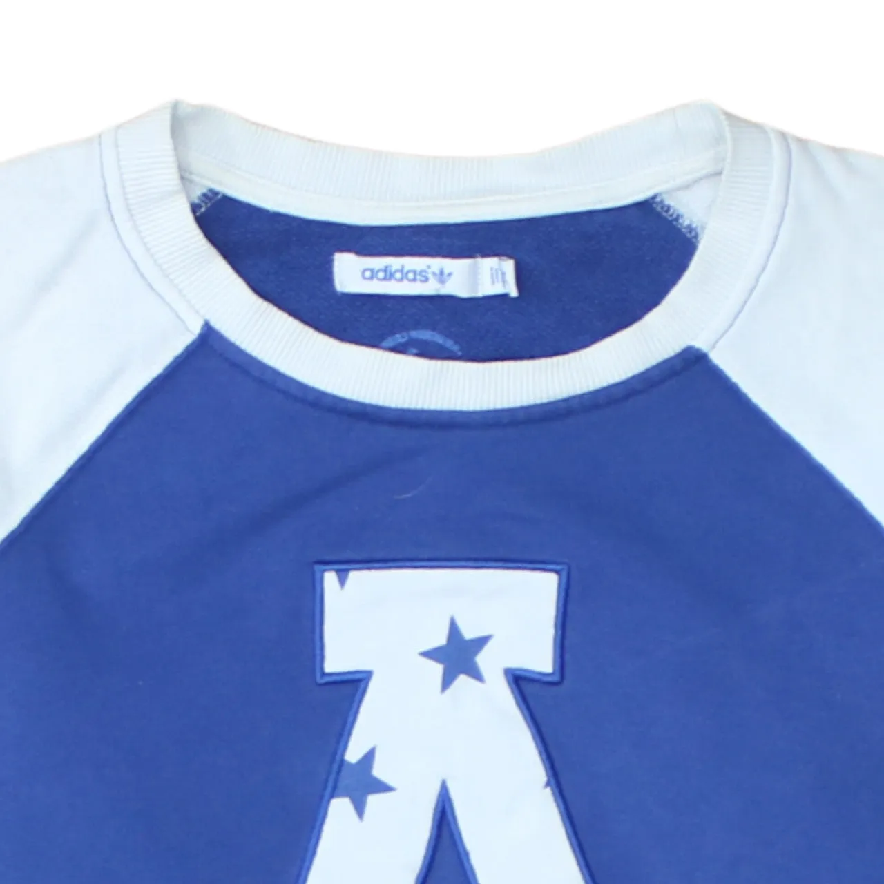 Adidas 90's Lightweight Crew Neck Sweatshirt Small Blue sold by Vintage Club product image thumbnail 3