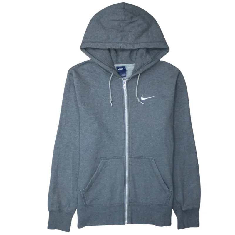 Nike 90's Swoosh Full Zip Up Hoodie Medium Grey sold by Vintage Club