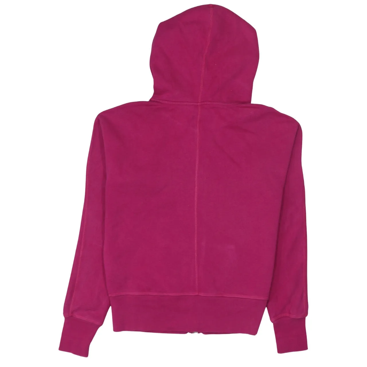 Nike 90's Center Middle Swoosh Full Zip Up Hoodie Medium Pink sold by Vintage Club product image thumbnail 2