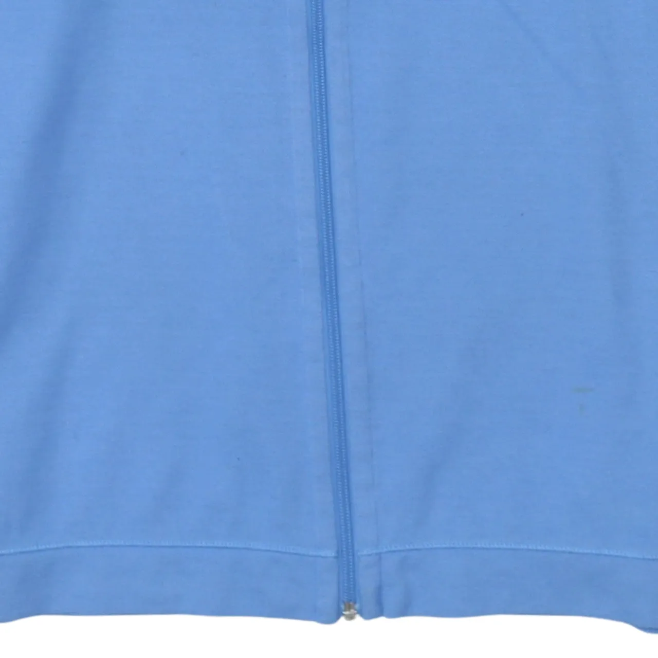 HUGO BOSS Light Blue Zip Sweatshirt Women's XLarge Stand Collar Minimal Logo-Free Top Jacket sold by Vintage Club product image thumbnail 4