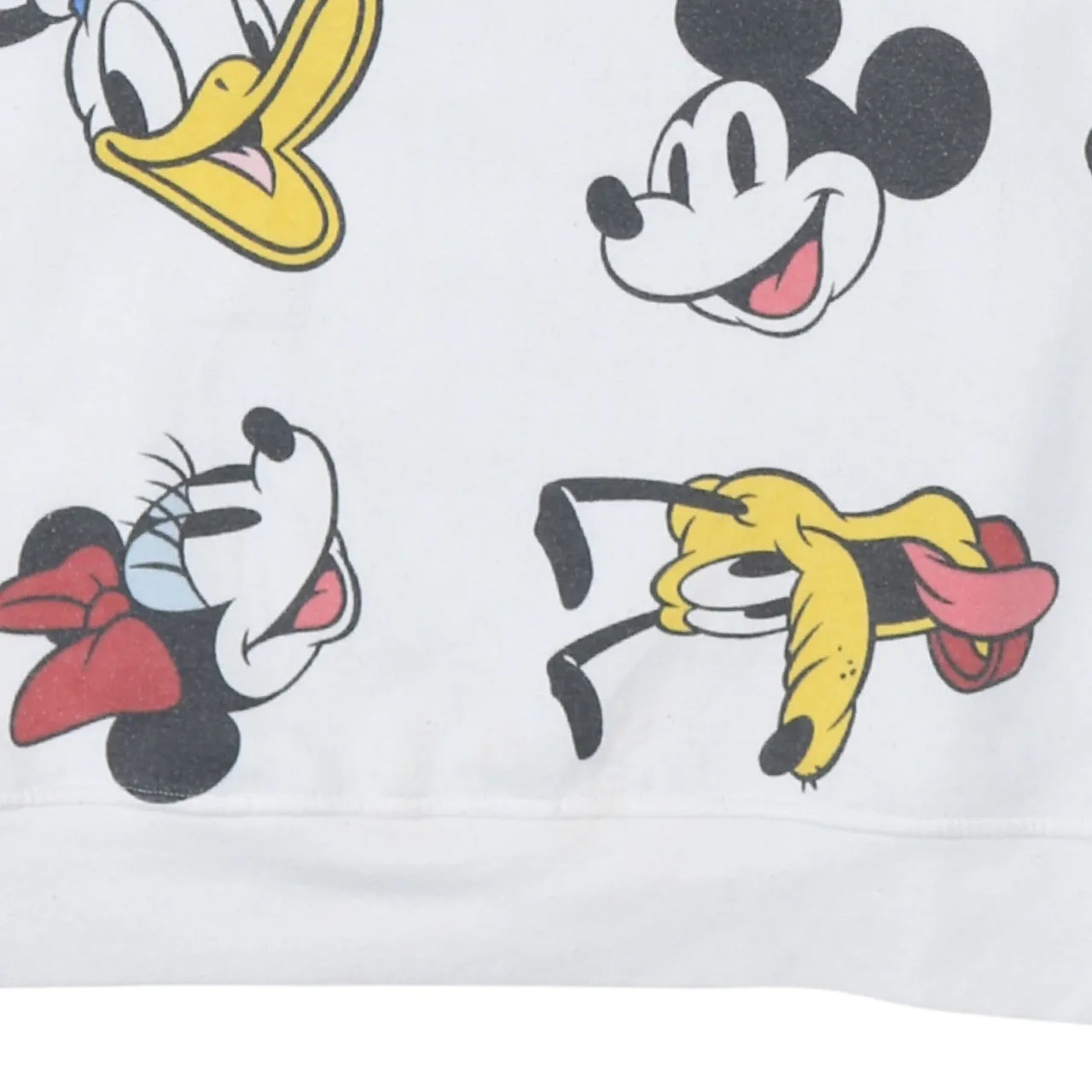 Disney 90's Plain Crew Neck Sweatshirt XLarge White sold by Vintage Club product image thumbnail 4