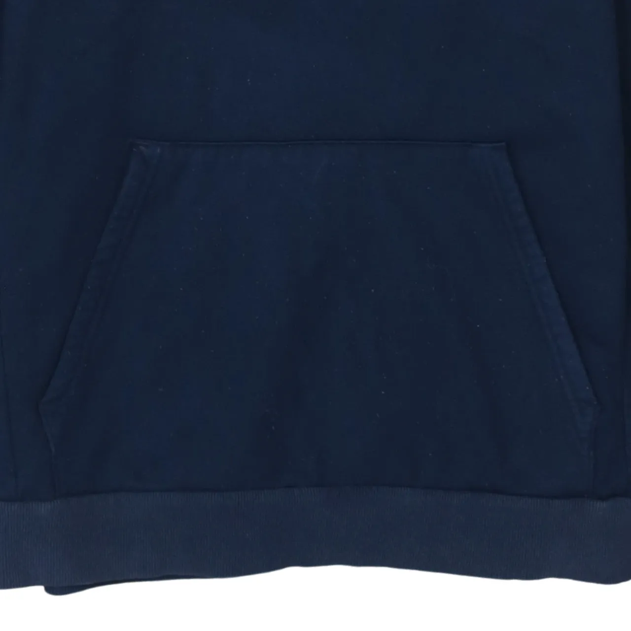 Adidas 90's Drawstring Pockets Pullover Hoodie Medium Navy Blue sold by Vintage Club product image thumbnail 4