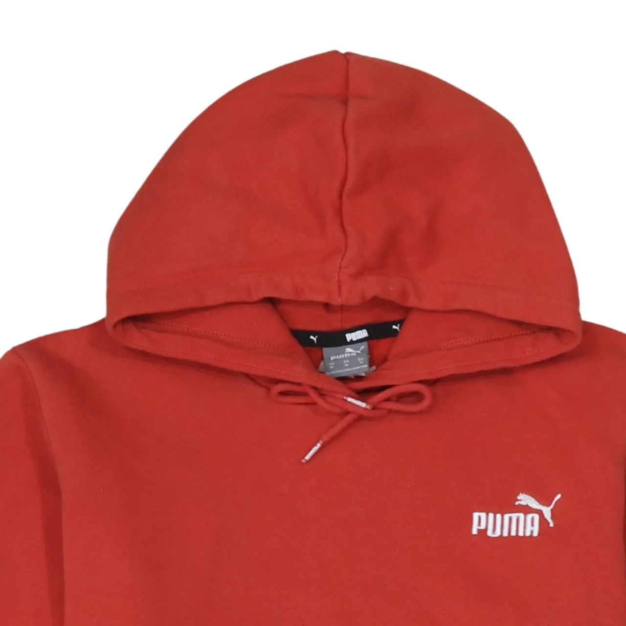 Puma 90's Drawstring Pockets Pullover Hoodie Medium Orange sold by Vintage Club product image thumbnail 3