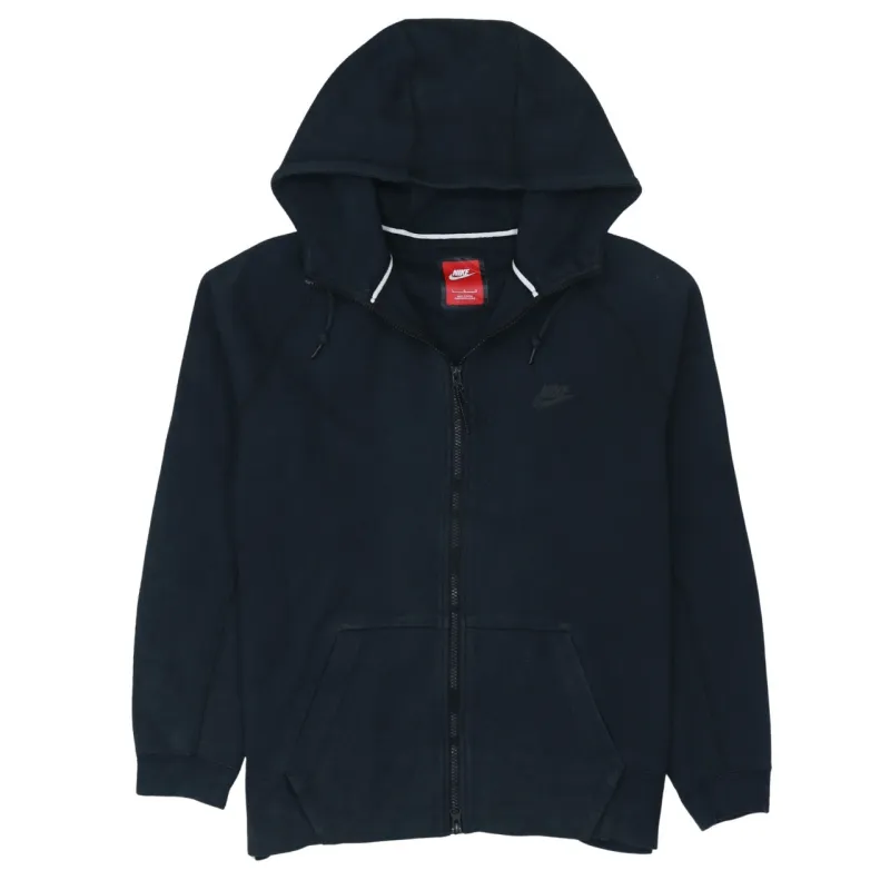 Nike 90's Swoosh Full Zip Up Hoodie Medium Black sold by Vintage Club