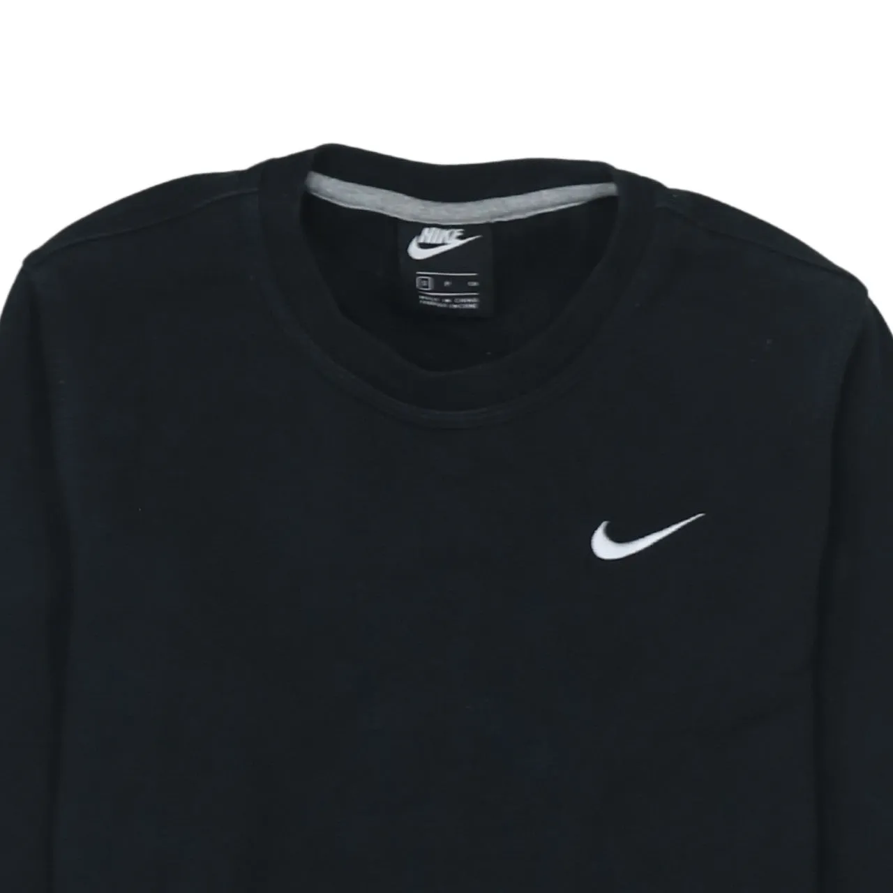 Nike 90's Swoosh Crew Neck Sweatshirt Small Black sold by Vintage Club product image thumbnail 3