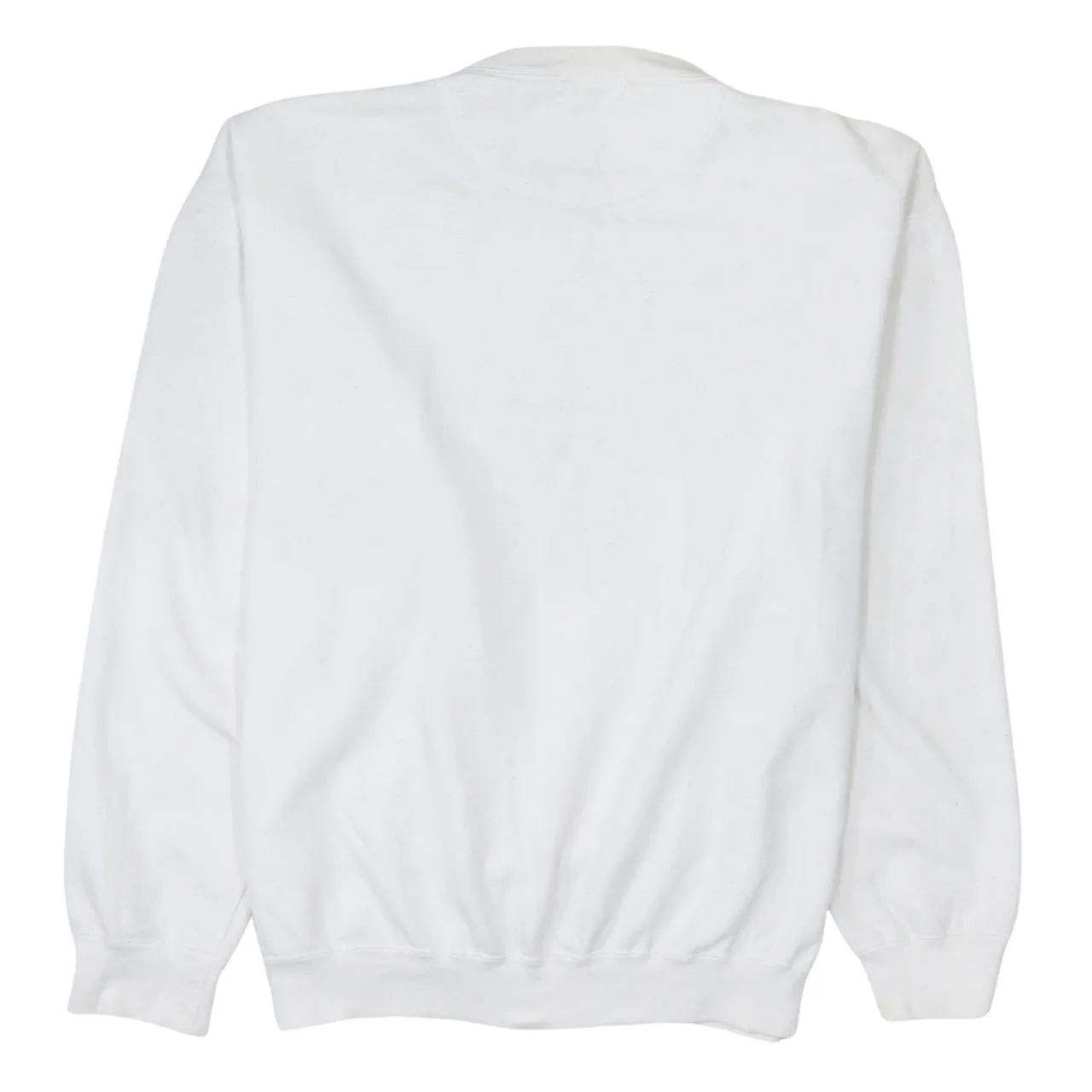 Chaps Ralph Lauren 90's Spellout Crew Neck Sweatshirt Medium White sold by Vintage Club product image thumbnail 2