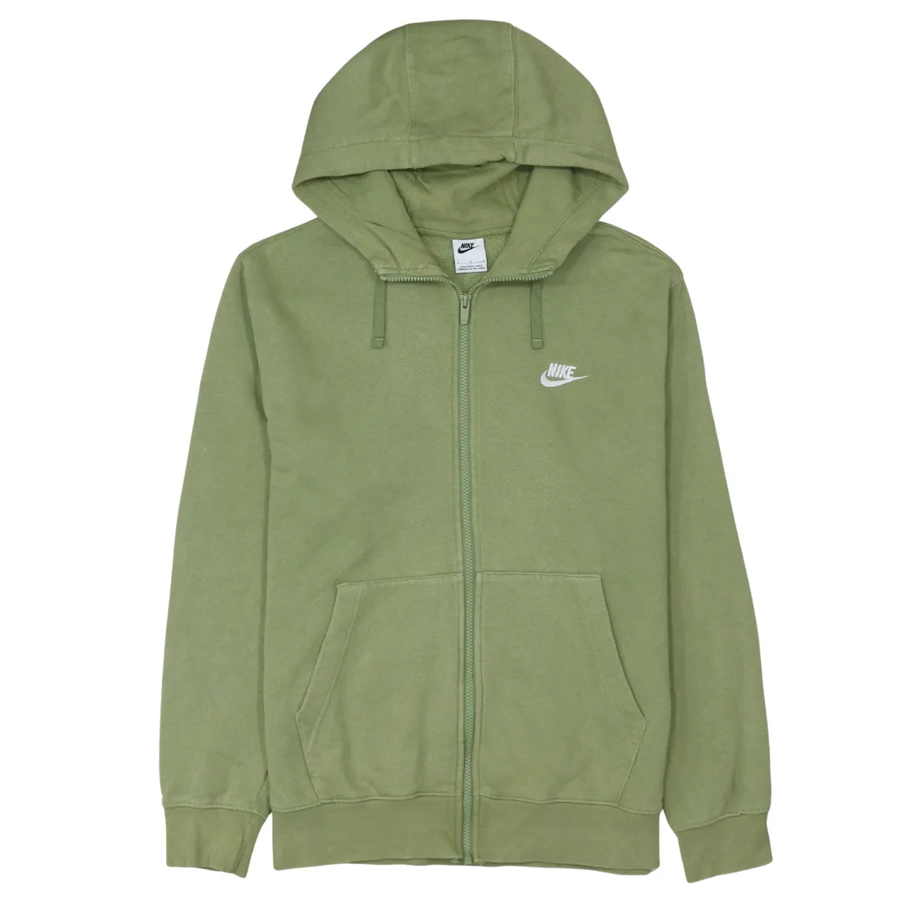 Nike 90's Swoosh Full Zip Up Hoodie Large Green sold by Vintage Club