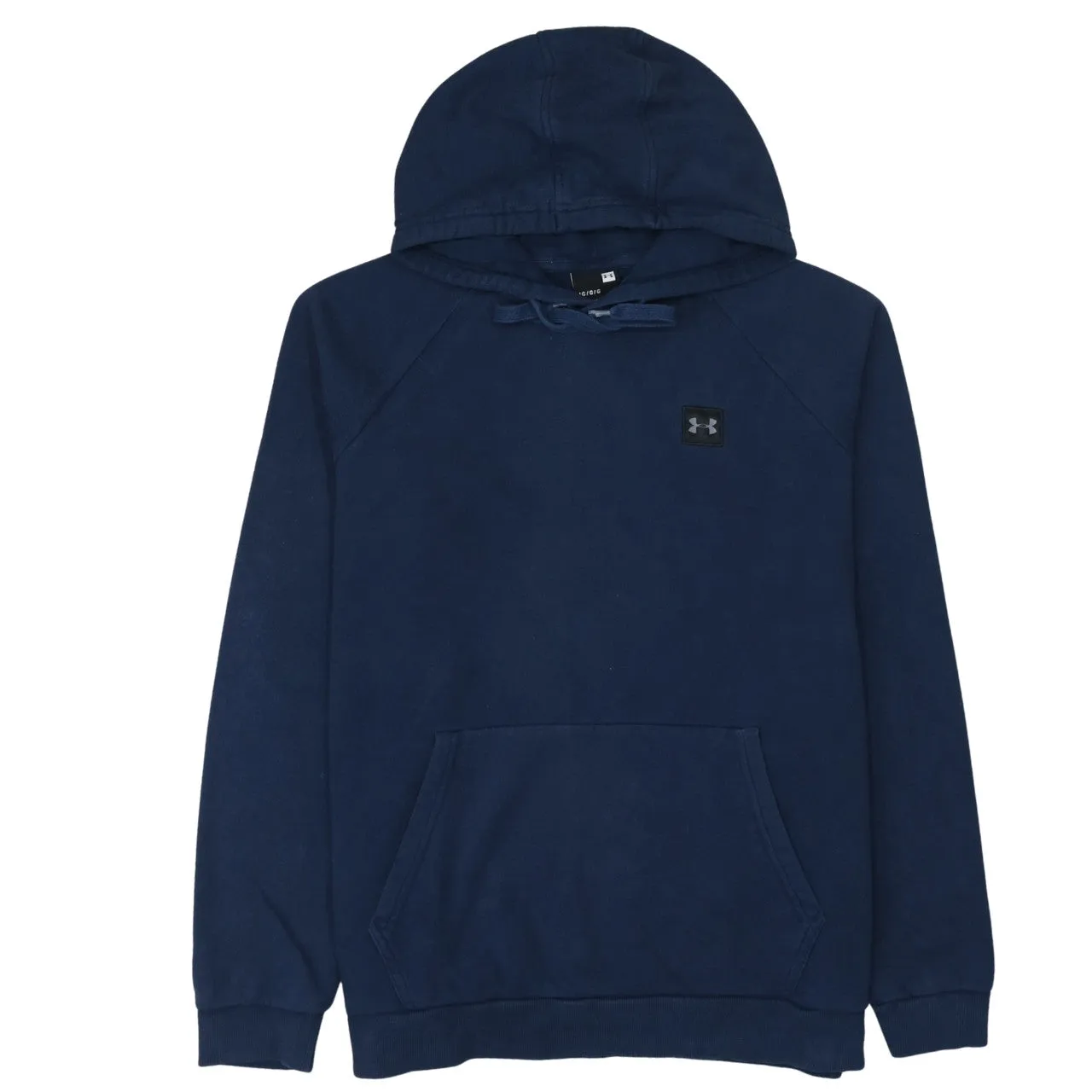 Under Armour 90's Drawstring Pockets Pullover Hoodie Large Navy Blue sold by Vintage Club