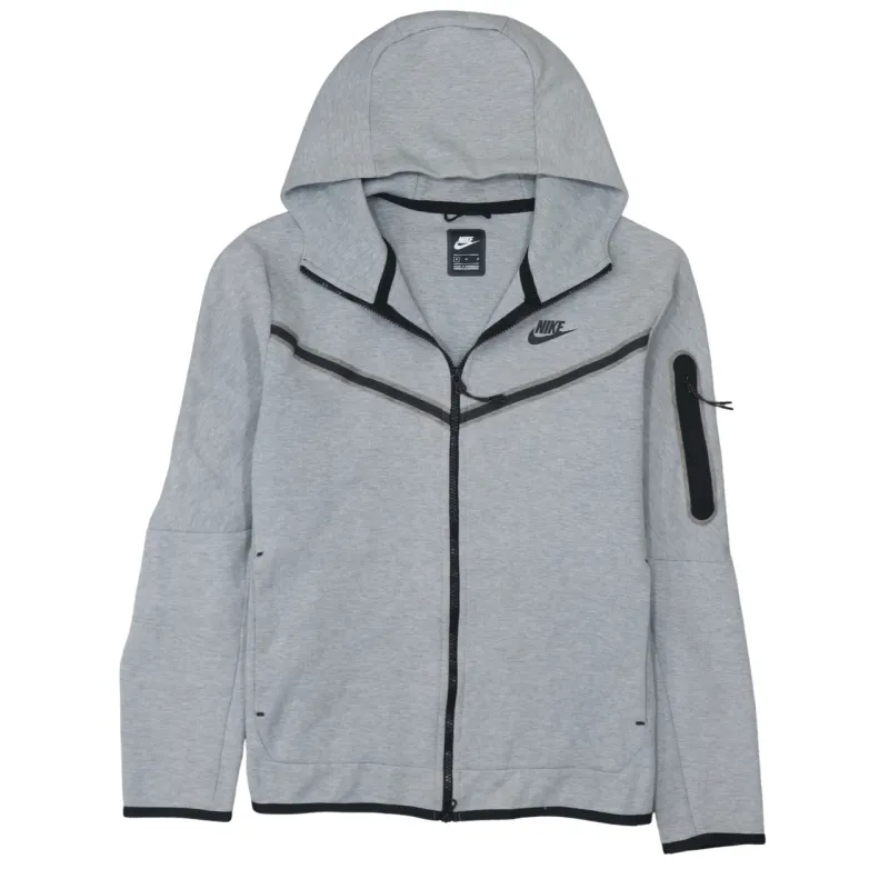 Nike 90's Swoosh Full Zip Up Hoodie Medium Grey sold by Vintage Club