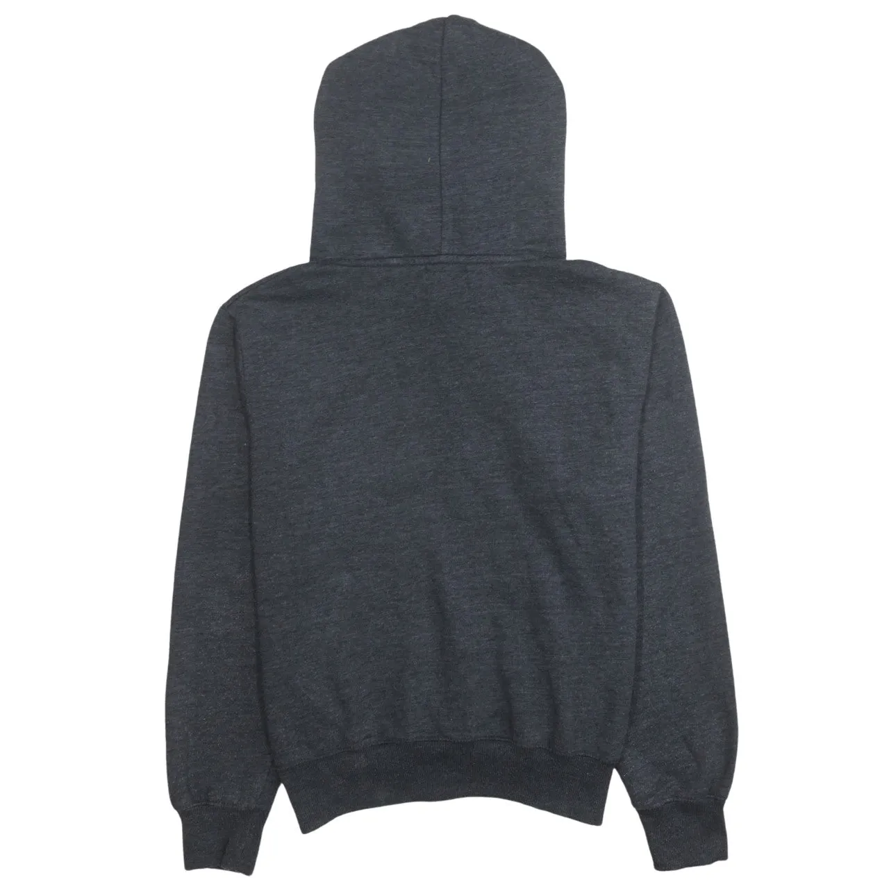 Pull&Bear 90's Spellout Pullover Hoodie Small Grey sold by Vintage Club product image thumbnail 2