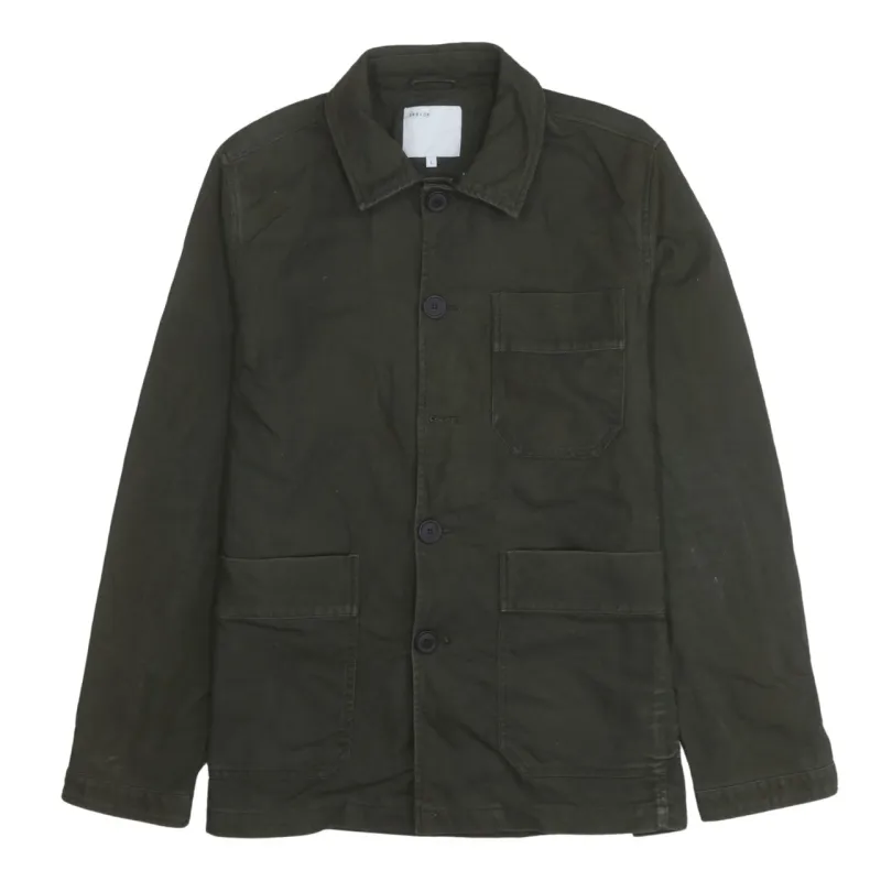 Retro 90's Plain Button Up Windbreaker Large Green sold by Vintage Club