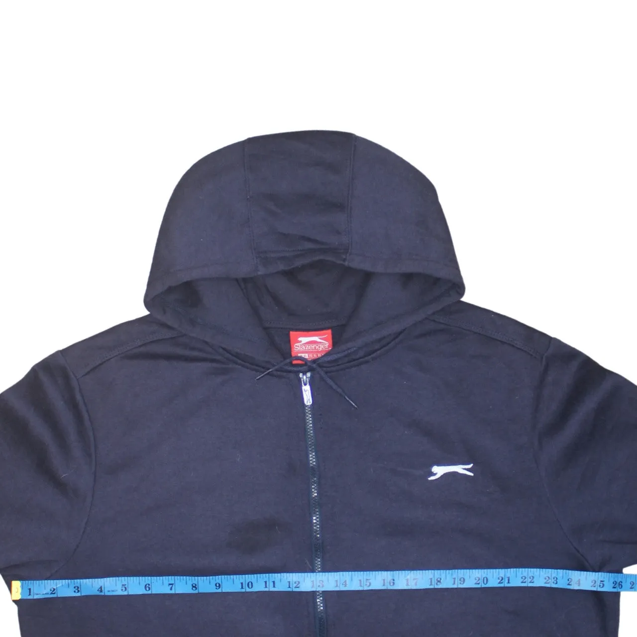 Slazenger 90's Lightweight Full Zip Up Hoodie XLarge Navy Blue sold by Vintage Club product image thumbnail 5