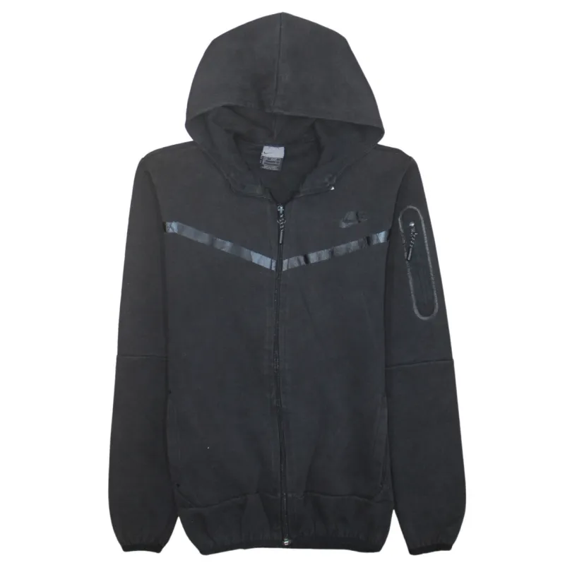 Nike 90's Swoosh Full Zip Up Hoodie XSmall  Black sold by Vintage Club