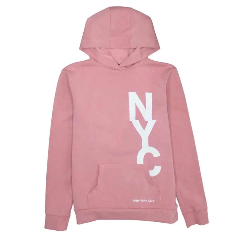 Primark 90's Drawstring Pockets Pullover Hoodie Small  Pink sold by Vintage Club