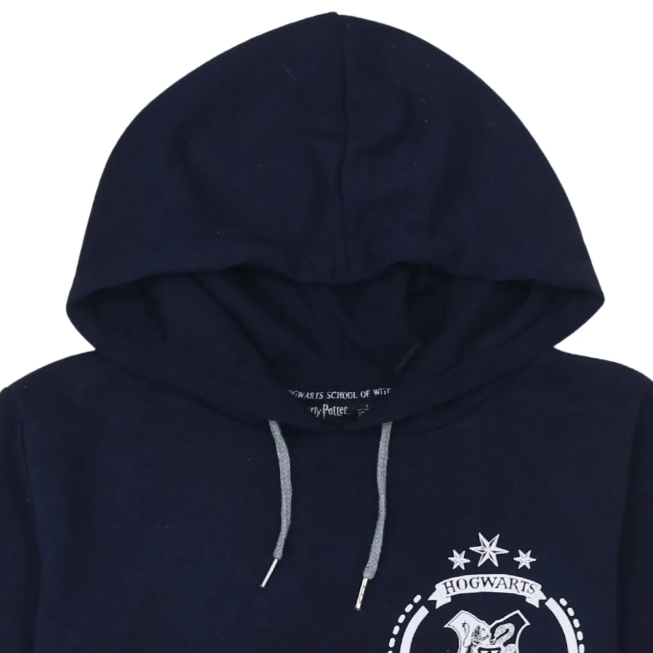 Harry Potter 90's Hogwarts Pullover Hoodie Large Navy Blue sold by Vintage Club product image thumbnail 3