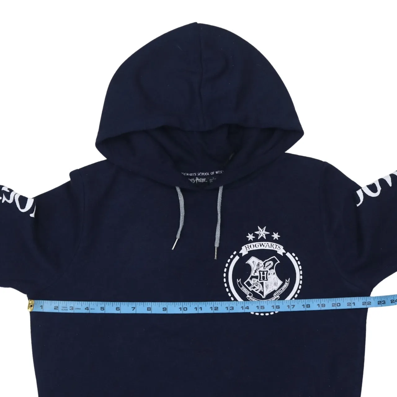 Harry Potter 90's Hogwarts Pullover Hoodie Large Navy Blue sold by Vintage Club product image thumbnail 5