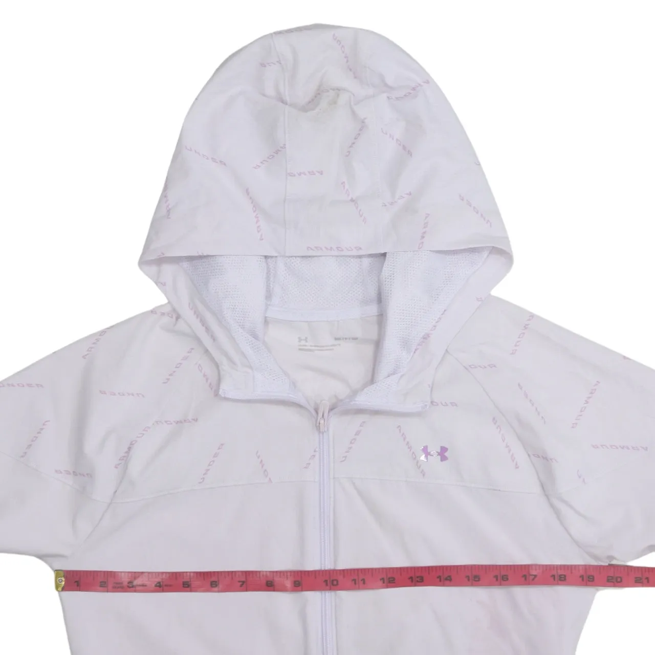 Under Armour 90's Hooded Full Zip Up Windbreaker Small Purple sold by Vintage Club product image thumbnail 5