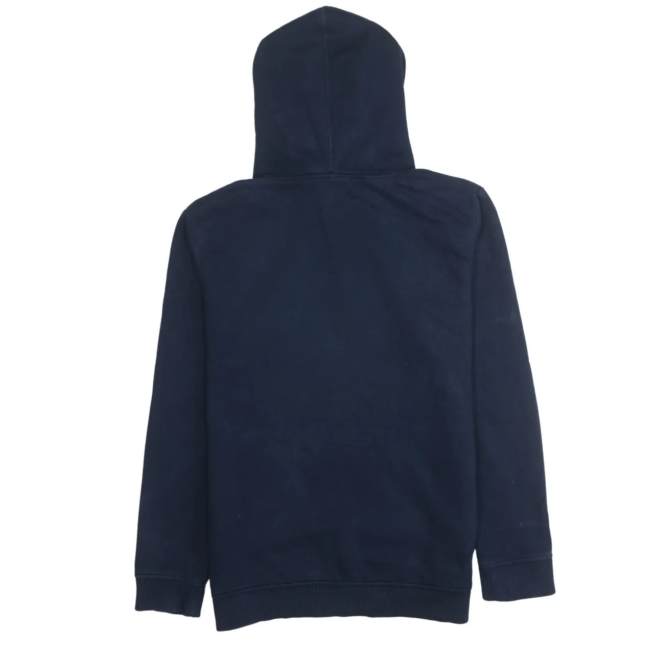 Adidas 90's Spellout Pullover Hoodie Large Navy Blue sold by Vintage Club product image thumbnail 2